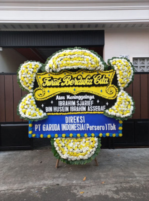 Papan Bunga Duka di Sei Merbau