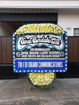 Papan Bunga Duka di Sei Merbau